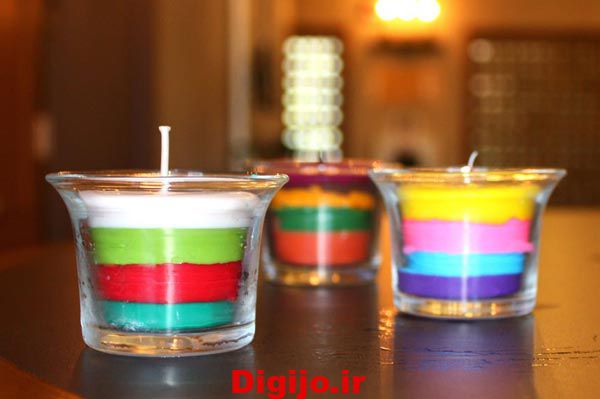 ۳ روش درست کردن شمع در خانه