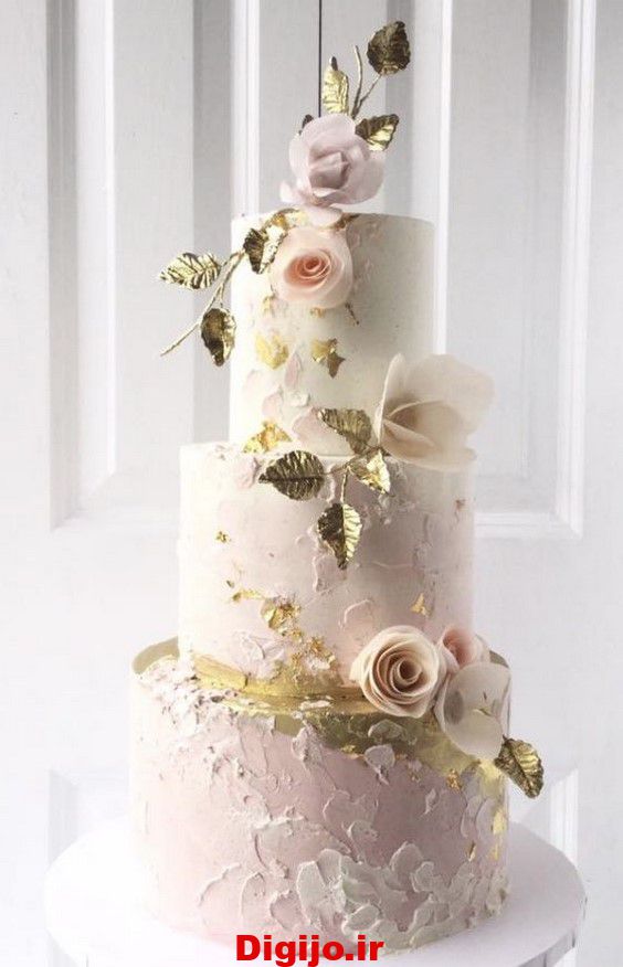 کیک عروسی سه طبقه 2020