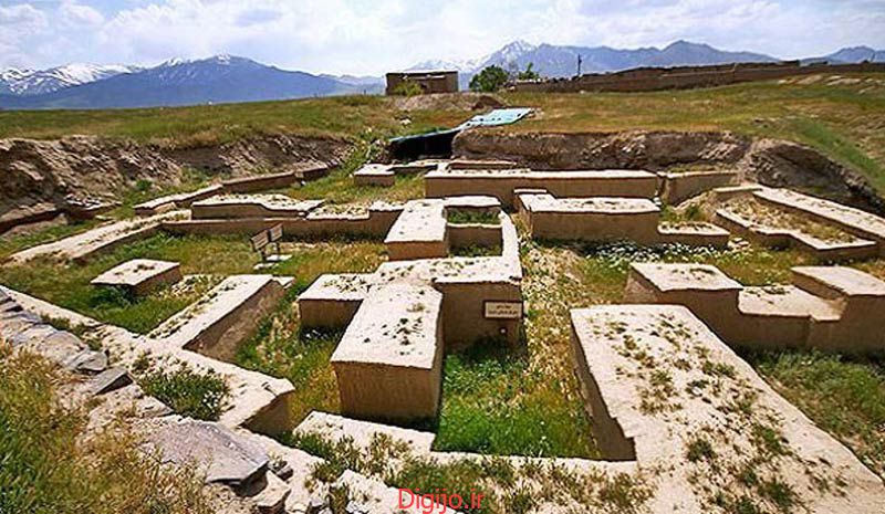 شهر باستانی هگمتانه در تپه‌های هگمتانه همدان