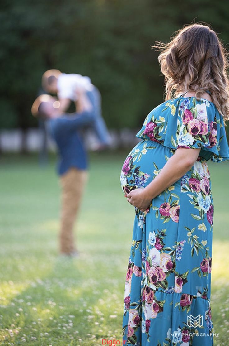 ایده ژست بارداری با کودک